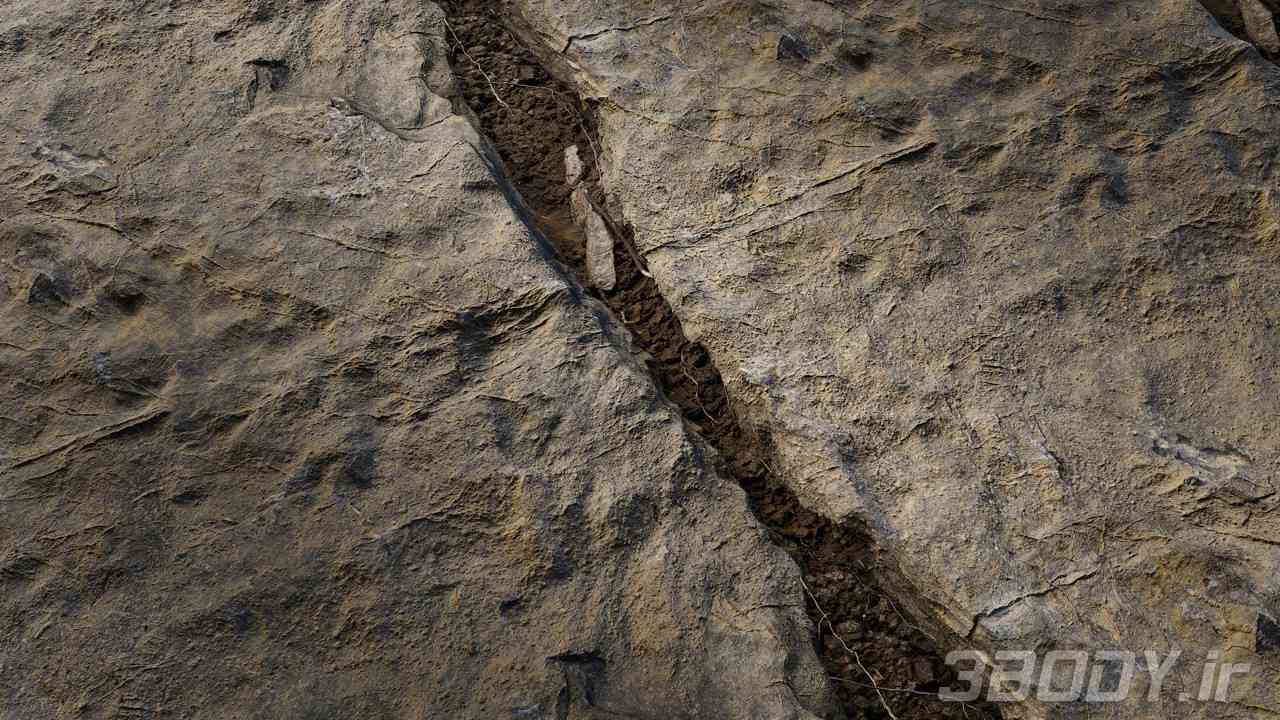 متریال صخره ناهموار jagged rock عکس 1